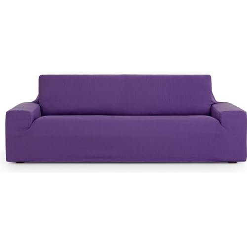ECOMMERC3 Universeller und vielseitiger 4-Sitzer-Sofabezug in Violett, einfach anzubringen, für Rückenlehne, Sitz und Armlehnen von ECOMMERC3