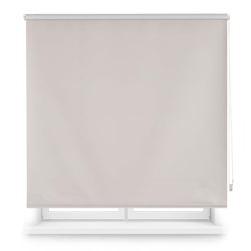 ECOMMERC3 | Verdunkelungsrollo, Premium-Größe, 155 x 220 cm, Verdunkelungsrollo, Stoffgröße 152 x 215 cm, Grau von ECOMMERC3