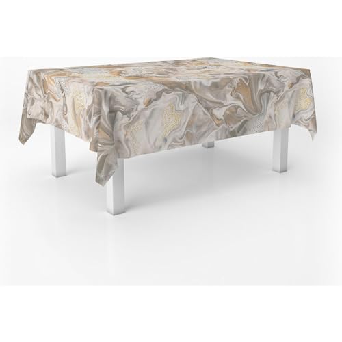 ECOMMERC3 Wachstuch, rechteckig, Größe 200 x 140 cm, Stil, Haltbarkeit und einfache Reinigung für Ihren Tisch – Wachstuch-Tischdecke, schmutzabweisend und wasserdicht von ECOMMERC3
