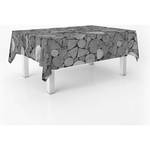 ECOMMERC3 Wachstuch, rechteckig, Größe 220 x 140 cm, Stil, Haltbarkeit und einfache Reinigung für Ihren Tisch – Wachstuch-Tischdecke, schmutzabweisend und wasserdicht, Grau ECOMMERC3 Wachstuch, rechteckig, Größe 220 x 140 cm, Stil, Haltbarkeit und einfache Reinigung für Ihren Tisch – Wachstuch-Tischdecke, schmutzabweisend und wasserdicht, Grau von ECOMMERC3
