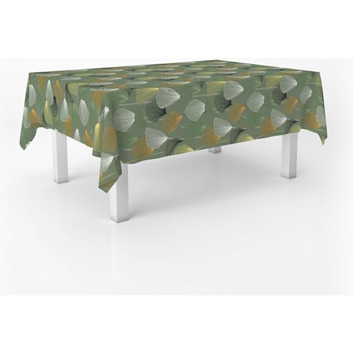 ECOMMERC3 Fleckabweisende Tischdecke für rechteckigen Tisch, Größe 240x140 cm | Schmutzabweisende Tischdecke, extra weich und wasserdicht, DUERO GRÜN ECOMMERC3 Fleckabweisende Tischdecke für rechteckigen Tisch, Größe 240x140 cm | Schmutzabweisende Tischdecke, extra weich und wasserdicht, DUERO GRÜN von ECOMMERC3