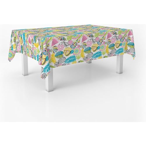 ECOMMERC3 Wachstuch, rechteckig, Größe 250 x 140 cm, Stil, Haltbarkeit und einfache Reinigung für Ihren Tisch – fleckenabweisende und wasserdichte Wachstuch-Tischdecke, Blau ECOMMERC3 Wachstuch, rechteckig, Größe 250 x 140 cm, Stil, Haltbarkeit und einfache Reinigung für Ihren Tisch – fleckenabweisende und wasserdichte Wachstuch-Tischdecke, Blau von ECOMMERC3