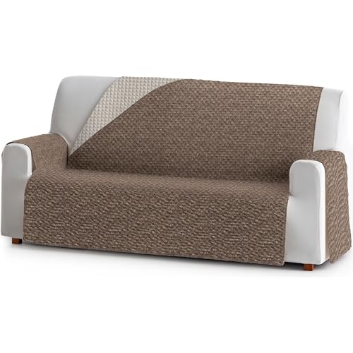 ECOMMERC3 Wendbarer Sofabezug, Größe 3-Sitzer, praktischer und vielseitiger Schutz, wendbar, Braun, einfach anzubringen, ideal für Sofas und Haustiere ECOMMERC3 Wendbarer Sofabezug, Größe 3-Sitzer, praktischer und vielseitiger Schutz, wendbar, Braun, einfach anzubringen, ideal für Sofas und Haustiere von ECOMMERC3