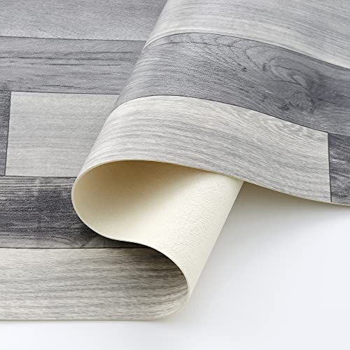 ECOMMERC3 Holm - Langer Vinyl Teppich in Parkett-Holzoptik 60 x 100 cm | Pflegeleichter Rutschfester Läufer, ideal für Flure, Küchen und Außenbereiche von ECOMMERC3