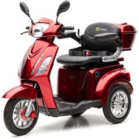 E-Seniorenmobil Billy, Lithium-Akku, 3-Rad, 1000 Watt, Lithium Rot von ECONELO