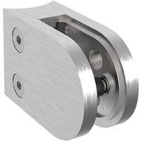 ECONOMY Glasklemmbeschlag f. Rundrohr 42,4mm, rund, Edelstahl geschliffen V2A ECONOMY Glasklemmbeschlag f. Rundrohr 42,4mm, rund, Edelstahl geschliffen V2A von ECONOMY