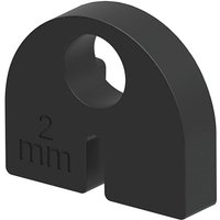 Economy - Einlage zu Glasklemmbeschlag Modell 20 für 2 mm Blechplatte, Gummi Economy - Einlage zu Glasklemmbeschlag Modell 20 für 2 mm Blechplatte, Gummi von ECONOMY
