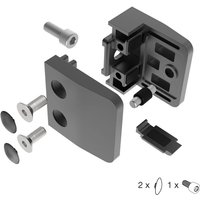 Economy Glasklemme für Vierkantrohre - Glasscheiben Halterung - Klemmhalterung Glasplatten zwischen 8-12,76mm, Edelstahl schwarz matt Economy Glasklemme für Vierkantrohre - Glasscheiben Halterung - Klemmhalterung Glasplatten zwischen 8-12,76mm, Edelstahl schwarz matt von ECONOMY