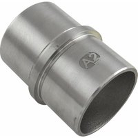 Economy - Verbindungsmuffe für Rohr ø 42,4 x 2,0 mm,Edelstahl geschliffen V2A von ECONOMY