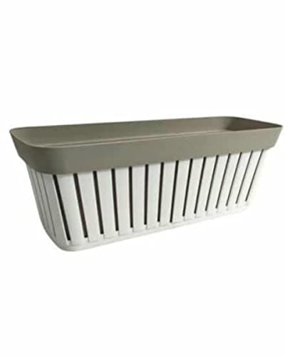 ECOPLAST S.r.l. Kreta Weiß/Taupe Blume, 50 cm, wie abgebildet ECOPLAST S.r.l. Kreta Weiß/Taupe Blume, 50 cm, wie abgebildet von ECOPLAST S.r.l.