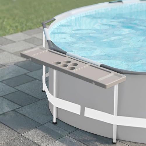 ECO POOLTECH Pool-Bartisch, 2-in-1-Getränkehalter am Pool mit 5 Getränkehaltern, Poolzubehör für Erwachsene erforderlich, tragbare Swim-up-Bar, 47×11 Zoll ECO POOLTECH Pool-Bartisch, 2-in-1-Getränkehalter am Pool mit 5 Getränkehaltern, Poolzubehör für Erwachsene erforderlich, tragbare Swim-up-Bar, 47×11 Zoll von ECOPOOLTECH