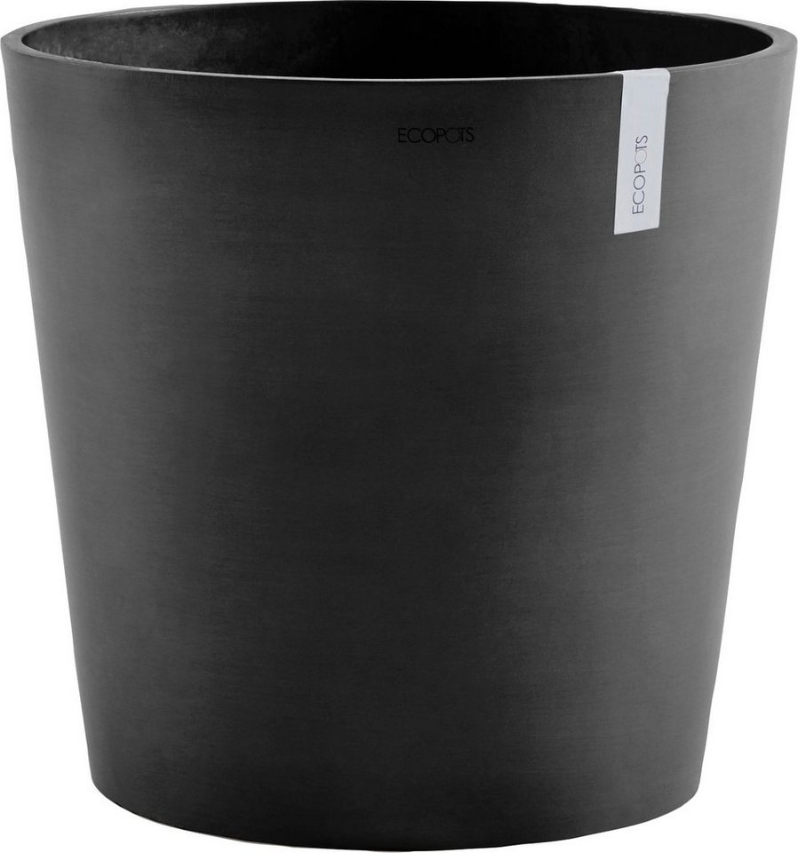 ECOPOTS Blumentopf AMSTERDAM Dark Grey, BxTxH: 50x50x43,8 cm, mit Wasserreservoir von ECOPOTS