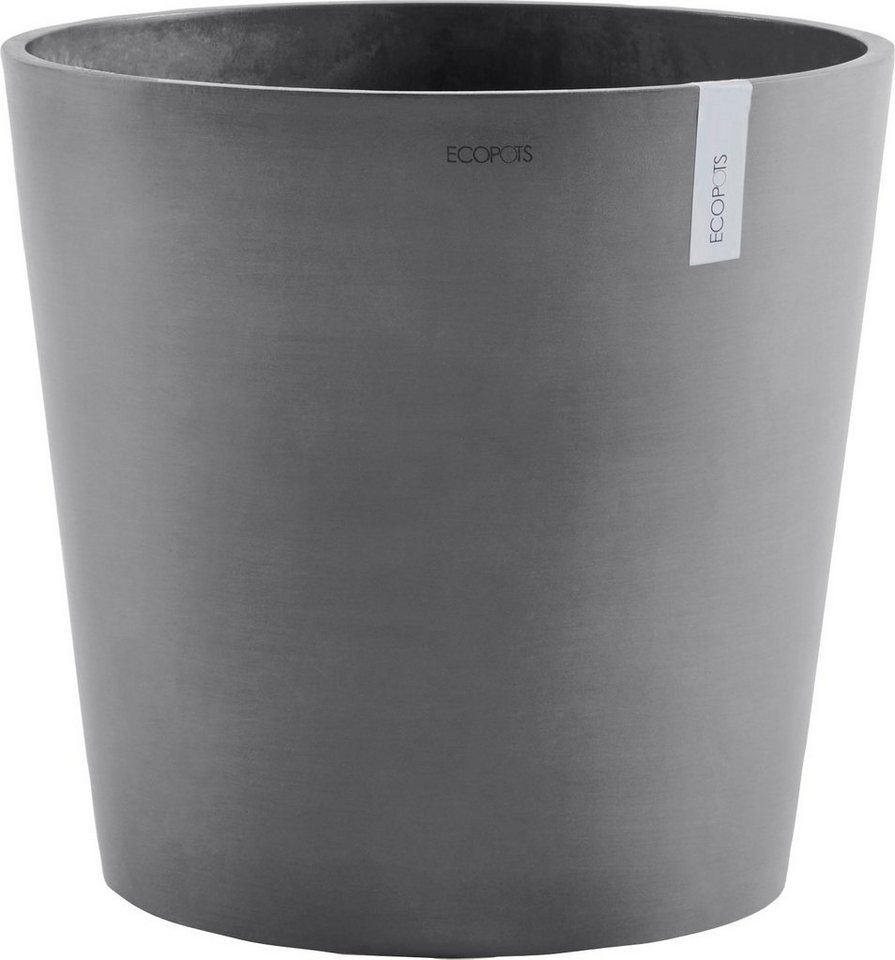 ECOPOTS Blumentopf AMSTERDAM Grey, BxTxH: 50x50x43,8 cm, mit Wasserreservoir von ECOPOTS