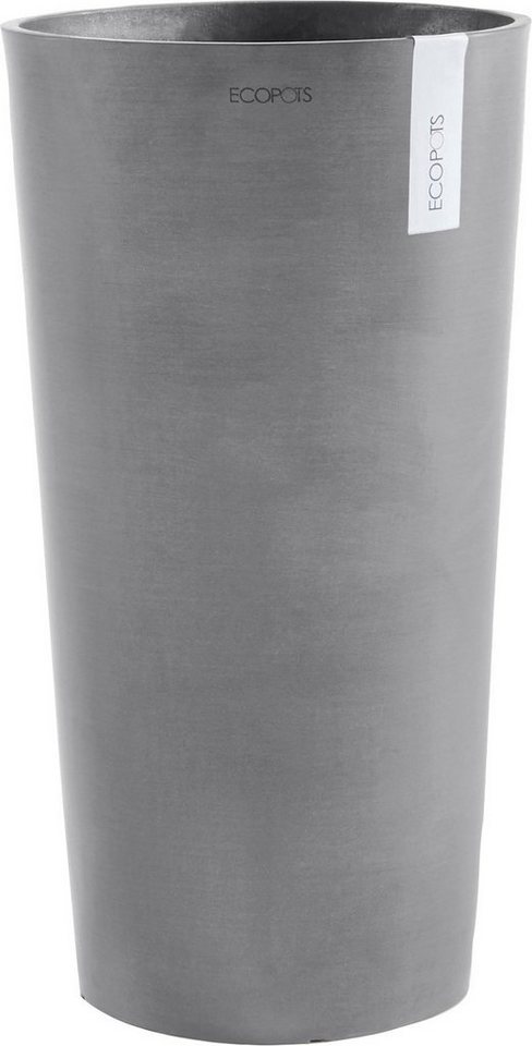 ECOPOTS Blumentopf AMSTERDAM HIGH Grey, BxTxH: 41x41x76 cm von ECOPOTS