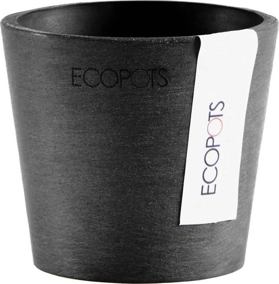 ECOPOTS Blumentopf AMSTERDAM Mini Dark Grey, BxTxH: 8x8x7 cm ECOPOTS Blumentopf AMSTERDAM Mini Dark Grey, BxTxH: 8x8x7 cm von ECOPOTS