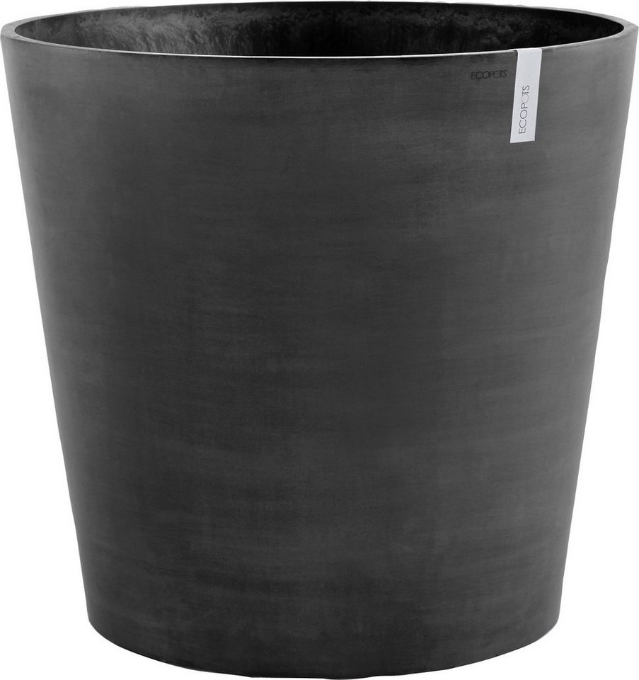 ECOPOTS Blumentopf AMSTERDAM WHEELS Dark Grey, BxTxH: 60x60x56 cm von ECOPOTS