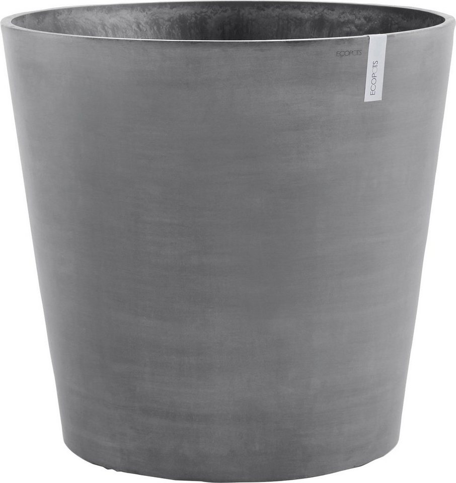 ECOPOTS Blumentopf AMSTERDAM WHEELS Grey, BxTxH: 60x60x56 cm von ECOPOTS