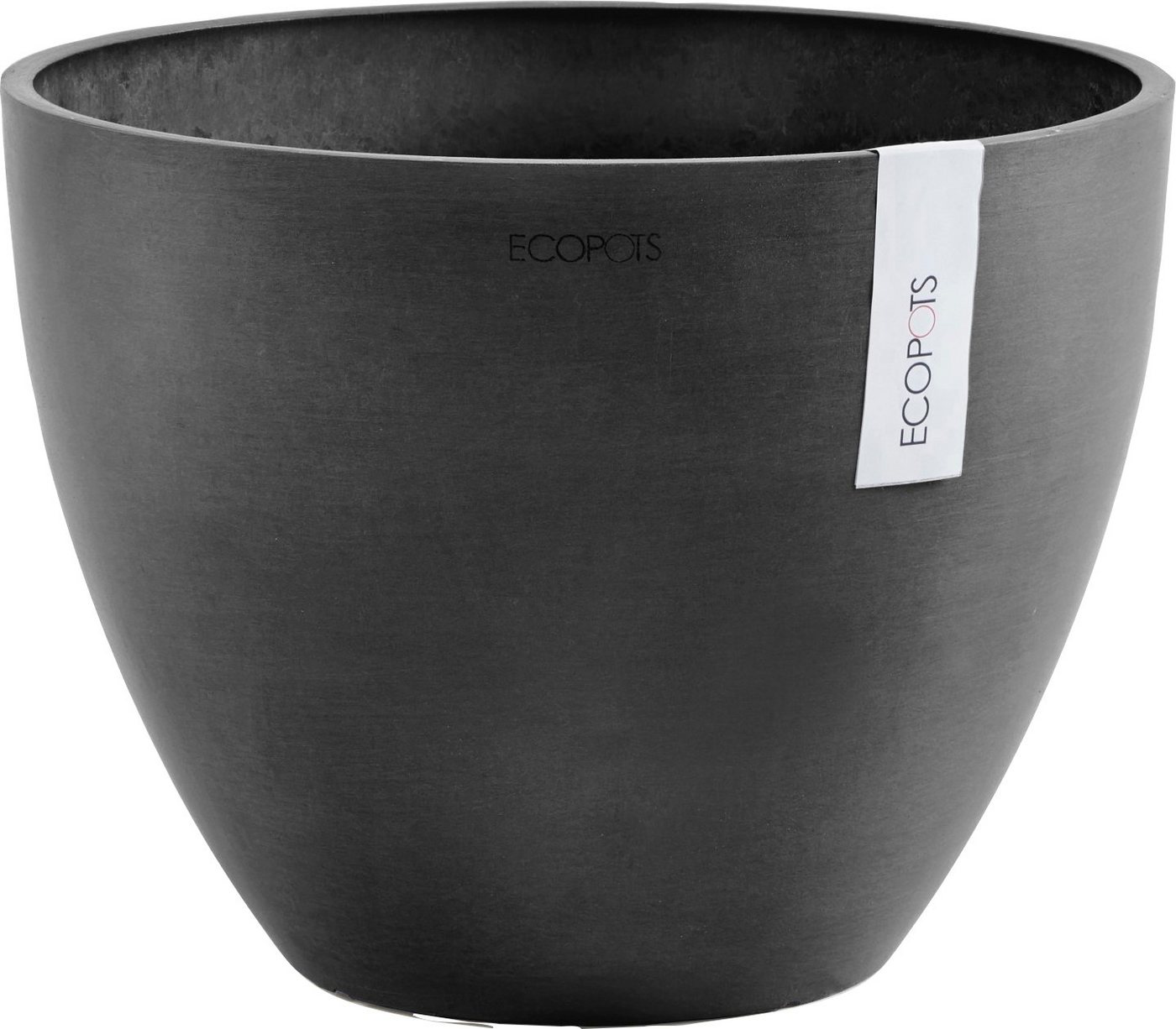 ECOPOTS Blumentopf ANTWERP Dark Grey, BxTxH: 30x30x25,5 cm von ECOPOTS