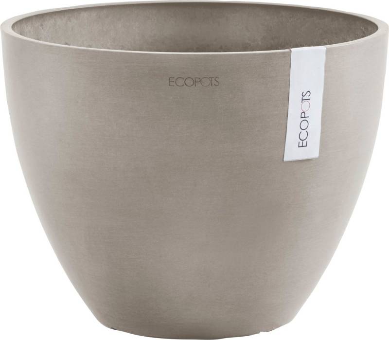 ECOPOTS Blumentopf ANTWERP Taupe, BxTxH: 40x40x30 cm von ECOPOTS