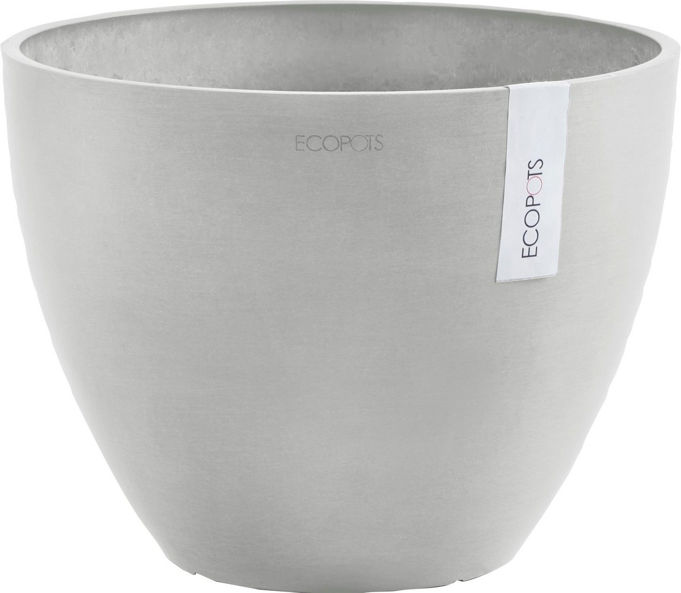 ECOPOTS Blumentopf ANTWERP White Grey, BxTxH: 50x50x37,5 cm von ECOPOTS