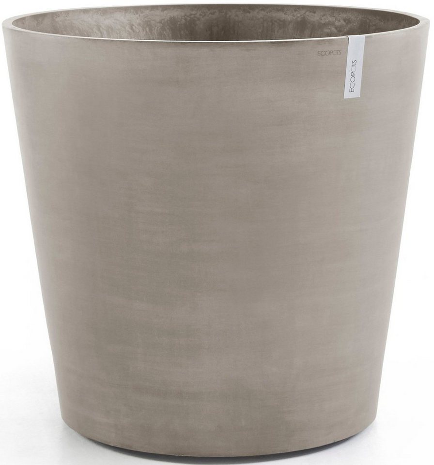 ECOPOTS Blumentopf Amsterdam mit Rollen 100 Taupe, für innen und außen: frostsicher, bruchsicher und lichtbeständig ECOPOTS Blumentopf Amsterdam mit Rollen 100 Taupe, für innen und außen: frostsicher, bruchsicher und lichtbeständig von ECOPOTS