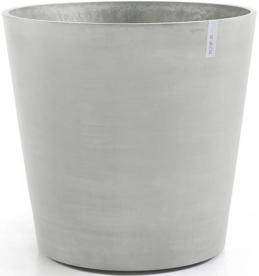 ECOPOTS Blumentopf Amsterdam mit Rollen 100 Weißgrau, für innen und außen: frostsicher, bruchsicher und lichtbeständig ECOPOTS Blumentopf Amsterdam mit Rollen 100 Weißgrau, für innen und außen: frostsicher, bruchsicher und lichtbeständig von ECOPOTS