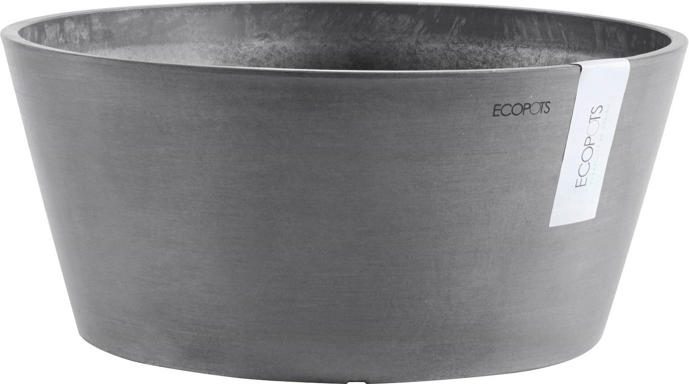 ECOPOTS Blumentopf FRANKFURT Grey, BxTxH: 41x41x18 cm von ECOPOTS