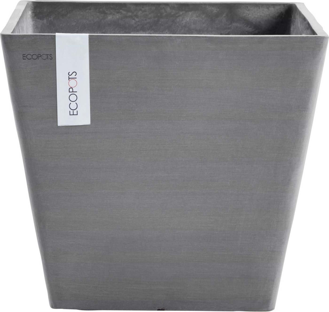 ECOPOTS Blumentopf ROTTERDAM Grey, BxTxH: 30x30x26 cm von ECOPOTS