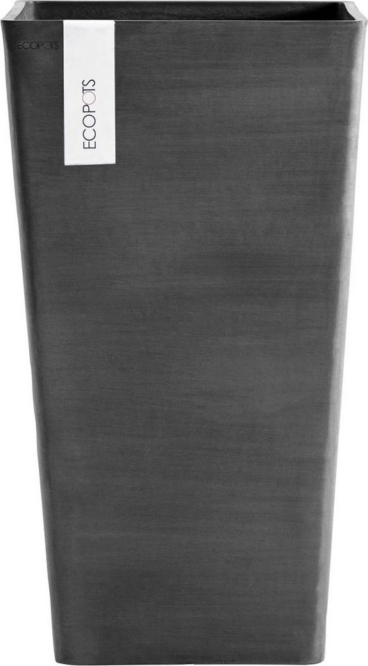 ECOPOTS Blumentopf ROTTERDAM MID HIGH Dark Grey, BxTxH: 31x31x56 cm ECOPOTS Blumentopf ROTTERDAM MID HIGH Dark Grey, BxTxH: 31x31x56 cm von ECOPOTS