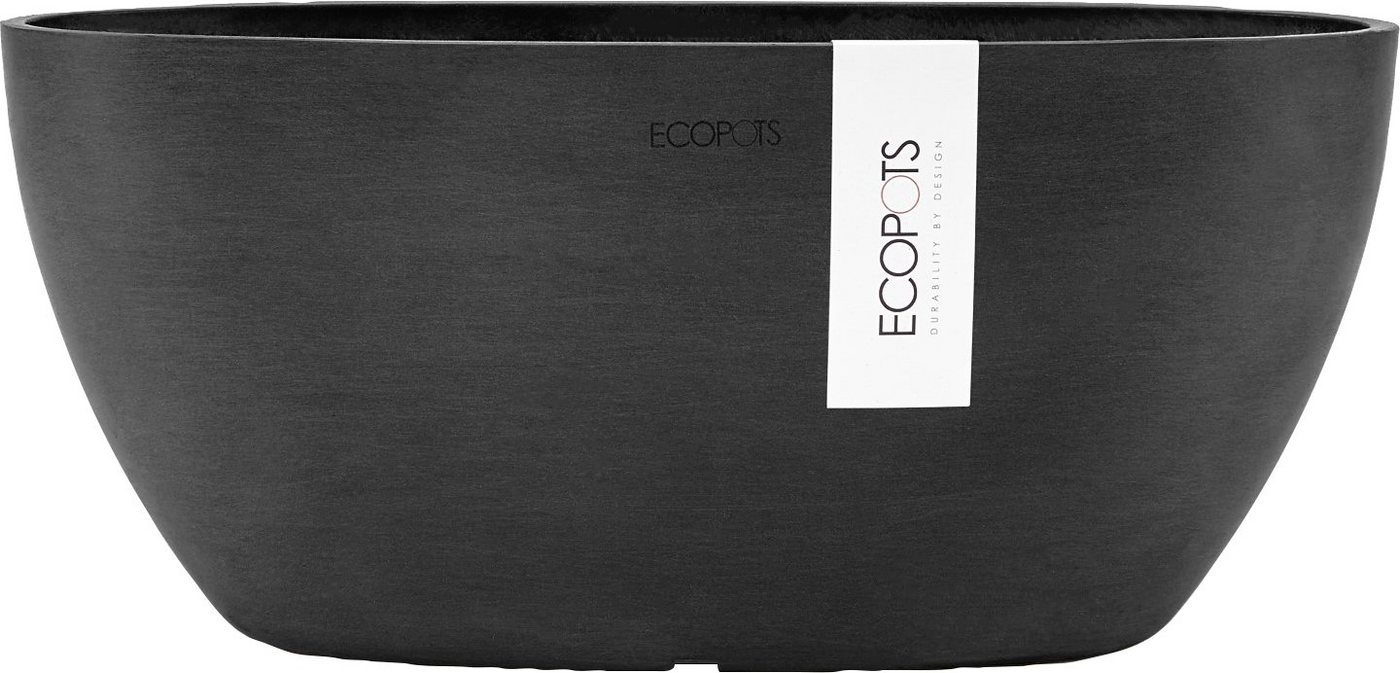 ECOPOTS Blumentopf SOFIA Dark Grey, BxTxH: 13x13x13,5 cm von ECOPOTS