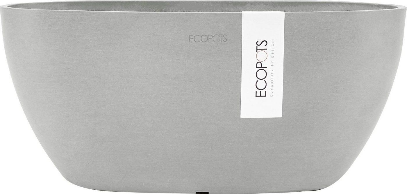 ECOPOTS Blumentopf SOFIA White Grey, BxTxH: 13x13x13,5 cm von ECOPOTS