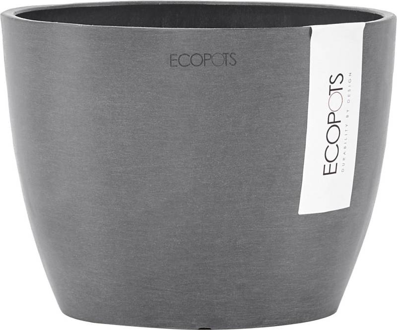 ECOPOTS Blumentopf STOCKHOLM Grey, BxTxH: 16x16x12,5 cm von ECOPOTS