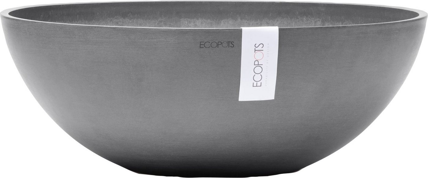 ECOPOTS Blumentopf VIENNA Grey, BxTxH: 50x50x18 cm von ECOPOTS