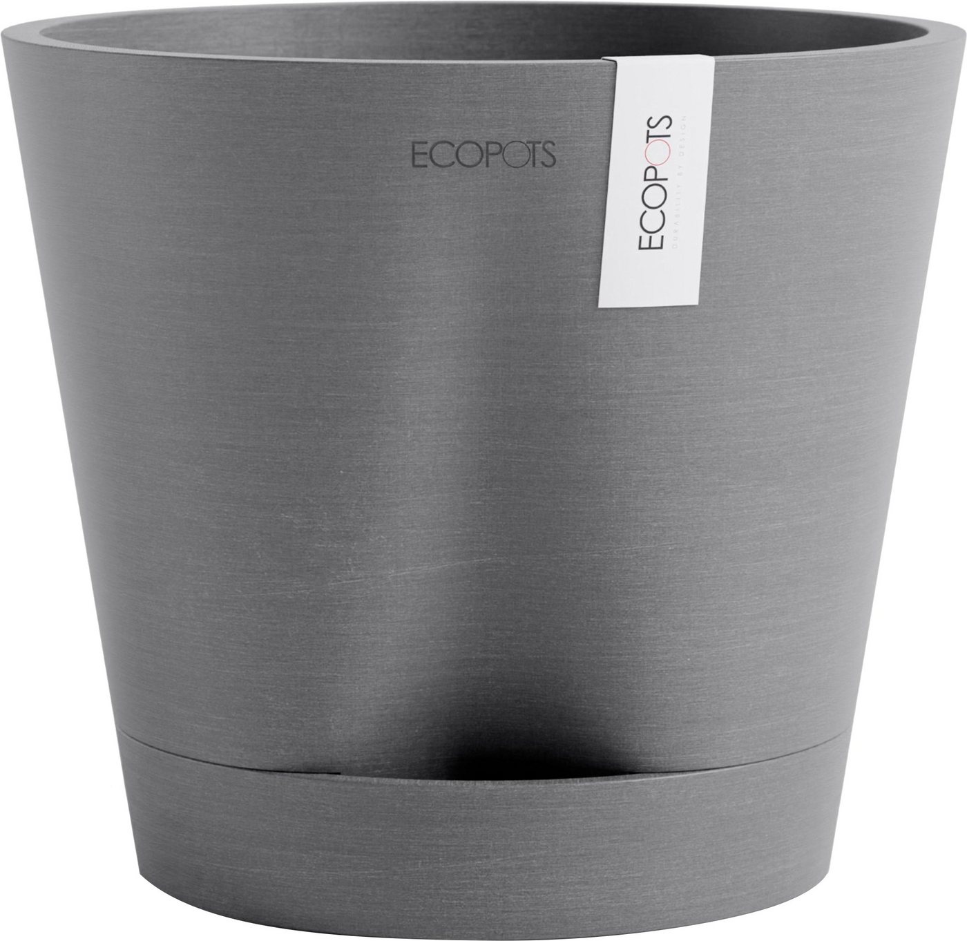 ECOPOTS Blumentopf Venice 2 20 Grau, für den Innenbereich von ECOPOTS