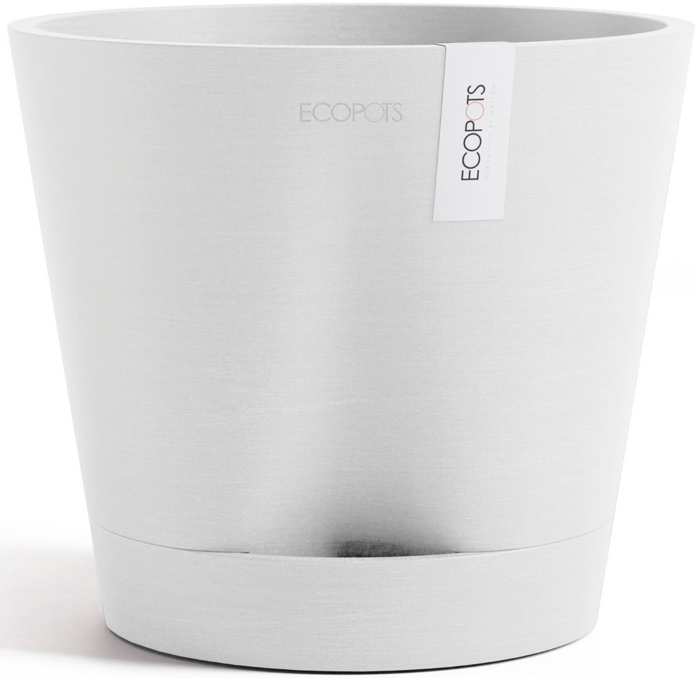 ECOPOTS Blumentopf Venice 2 20 Weiß, für den Innenbereich von ECOPOTS