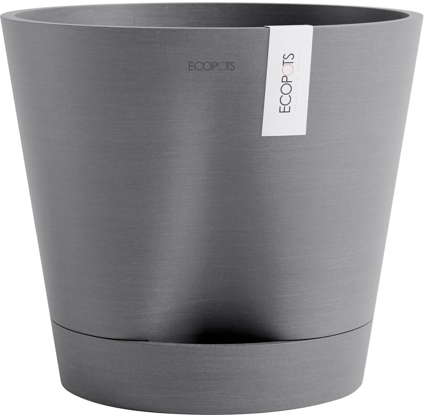 ECOPOTS Blumentopf Venice 2 30 Grau, für den Innenbereich von ECOPOTS