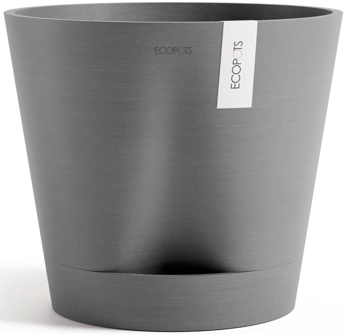 ECOPOTS Blumentopf Venice 2 40 Grau, für den Innenbereich von ECOPOTS