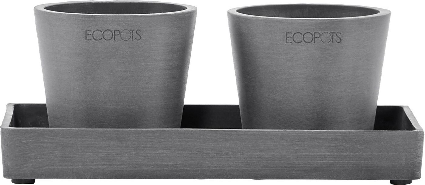 ECOPOTS Blumentopfuntersetzer DISPLAY PLATTER, für Ecopots Amsterdam, BxTxH: 10x10x2,5 cm von ECOPOTS