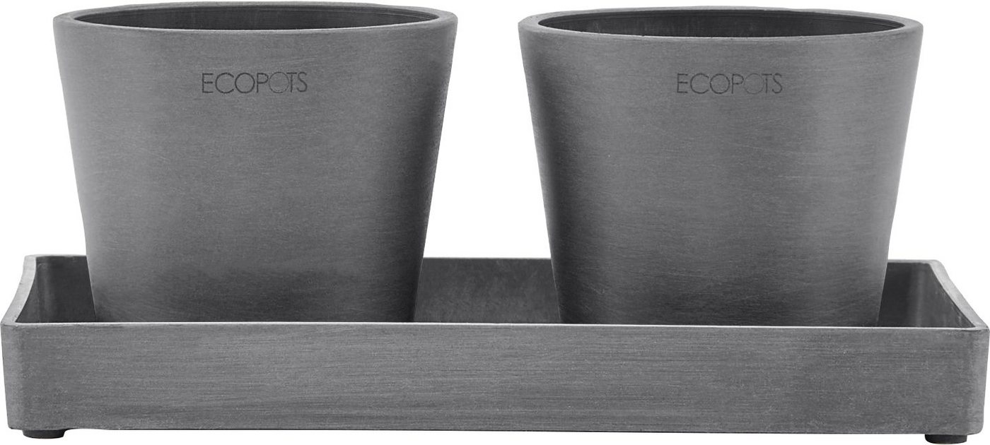 ECOPOTS Blumentopfuntersetzer DISPLAY PLATTER, für Ecopots Amsterdam, BxTxH: 15x15x2,5 cm von ECOPOTS