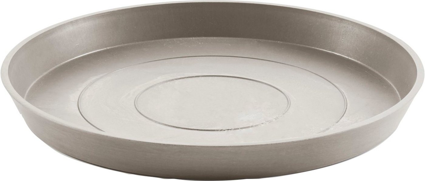 ECOPOTS Blumentopfuntersetzer ROUND SAUCER Taupe, BxTxH: 44,5x44,5x3,5 cm von ECOPOTS