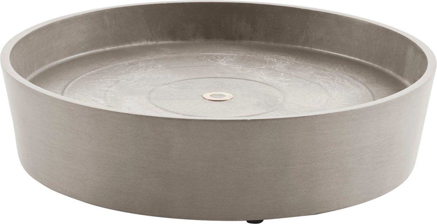 ECOPOTS Blumentopfuntersetzer SAUCER WHEELS Taupe, BxTxH: 28,7x28,7x8,3 cm ECOPOTS Blumentopfuntersetzer SAUCER WHEELS Taupe, BxTxH: 28,7x28,7x8,3 cm von ECOPOTS