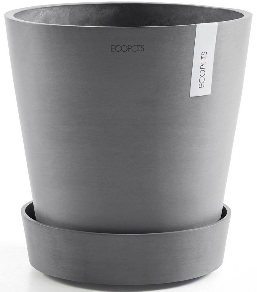 ECOPOTS Topfuntersetzer mit Rollen 60 Grau, Zubehör für Ecopots Pflanzgefäße, für innen und außen: frostsicher, bruchsicher und lichtbeständig von ECOPOTS