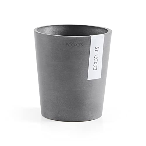 Ecopots Vase Morinda – umweltfreundliche Vasen aus recyceltem Material, Durchmesser 14 cm, ideal für Orchideen von Ecopots