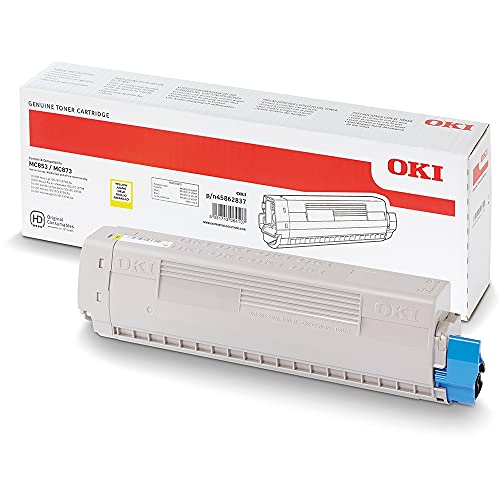 ECOPRO - Original Toner passend für OKI MC853 MC873 MC863 MC883 - Gelb - je 7.300 Seiten A4 - Code 45862837 von ECOPRO