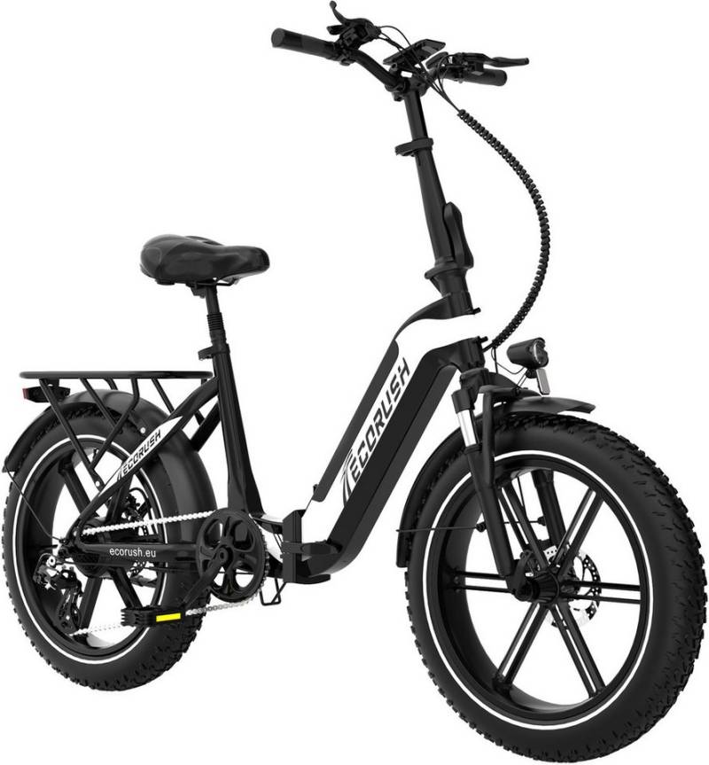 ECORUSH E-Bike 20*3,0 Zoll Elektrofahrrad bis zu 60-100km ECORUSH E-Bike 20*3,0 Zoll Elektrofahrrad bis zu 60-100km von ECORUSH