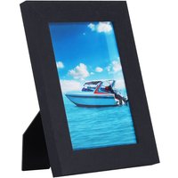 Ecosa - Bilderrahmen 13x18 cm Passepartout Echtglas mdf Hoch- & Querformat Wandhalterung Schwarz Ecosa - Bilderrahmen 13x18 cm Passepartout Echtglas mdf Hoch- & Querformat Wandhalterung Schwarz von ECOSA