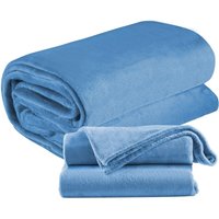 Ecosa - Kuscheldecke 150 x 200 cm Fleecedecke Tagesdecke Sofadecke Wohndecke Überwurfdecke Kuschel Decke von ECOSA