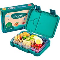 Ecosa yummy buddy Kinder Brotdose mit 6 Fächern Kinderfreundliche Verriegelung mit Klick-Verschluss BPA-Frei Spülmaschinenfest Auslaufsicher Robust von ECOSA