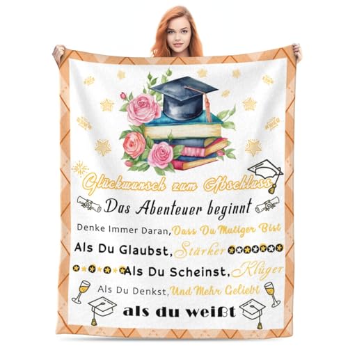 ECOSHOW Bachelor Abschluss Geschenk - Schulabschluss Decke Geschenke für Bestandene Prüfung, Master Abschluss Geschenk Abschiedsgeschenk Geschenkidee Kuscheldecke Flauschig mit Spruch 150x200cm ECOSHOW Bachelor Abschluss Geschenk - Schulabschluss Decke Geschenke für Bestandene Prüfung, Master Abschluss Geschenk Abschiedsgeschenk Geschenkidee Kuscheldecke Flauschig mit Spruch 150x200cm von ECOSHOW