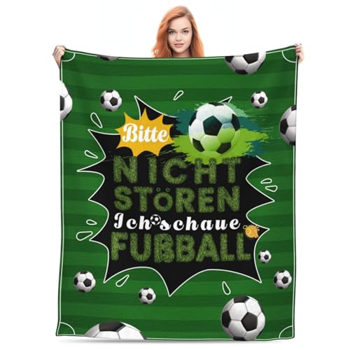 ECOSHOW Premium Fußballdecke Flanell | Einzigartiges Fußball-Design Fußballfans, Spieler & Trainer | Weiche, Tragbare Decke für Zuhause & Outdoor | 150x200cm ECOSHOW Premium Fußballdecke Flanell | Einzigartiges Fußball-Design Fußballfans, Spieler & Trainer | Weiche, Tragbare Decke für Zuhause & Outdoor | 150x200cm von ECOSHOW